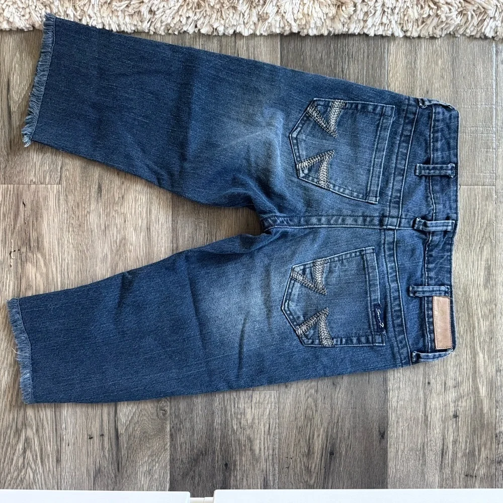 Seven7 Blue denim shorts